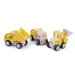 Construction vehicles set - 3 pieces